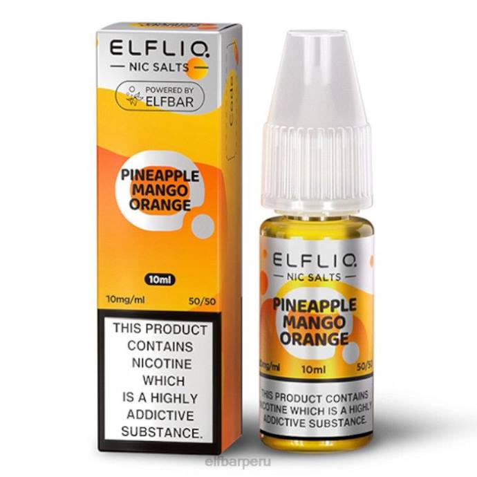 elfbar elfliq sales nic - piña mango naranja - 10ml-20 mg/ml 06XD174