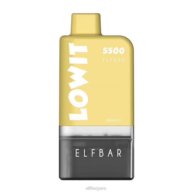 6DJVV133 ELFBAR kit de cápsulas precargadas lowit 5500 2% nic mango