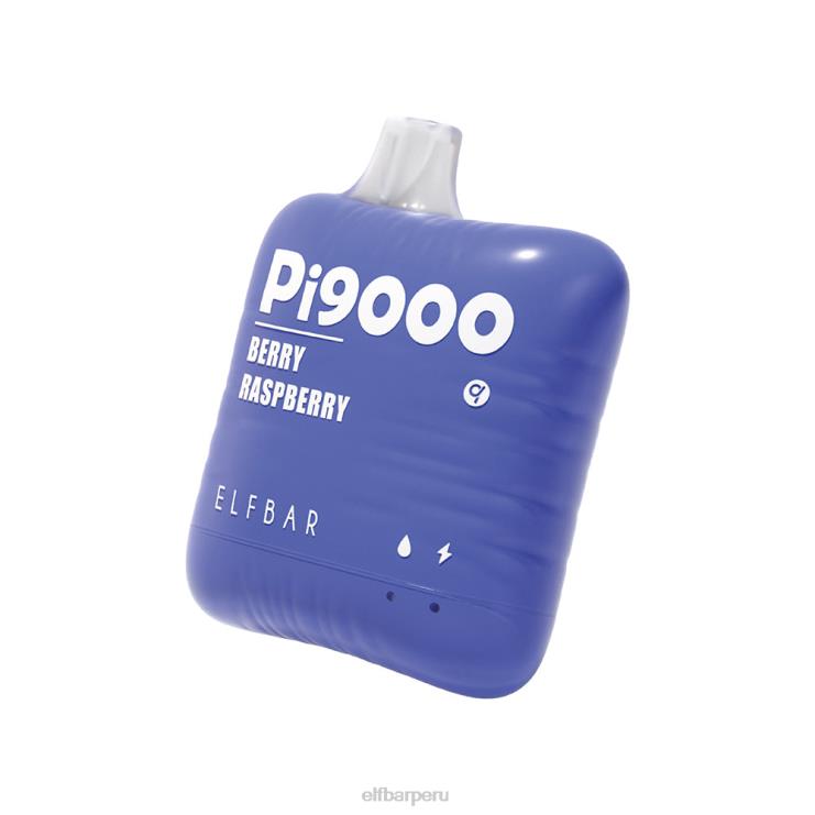 6DJVV103 ELFBAR pi9000 vaporizador desechable 9000 inhalaciones Razz azul