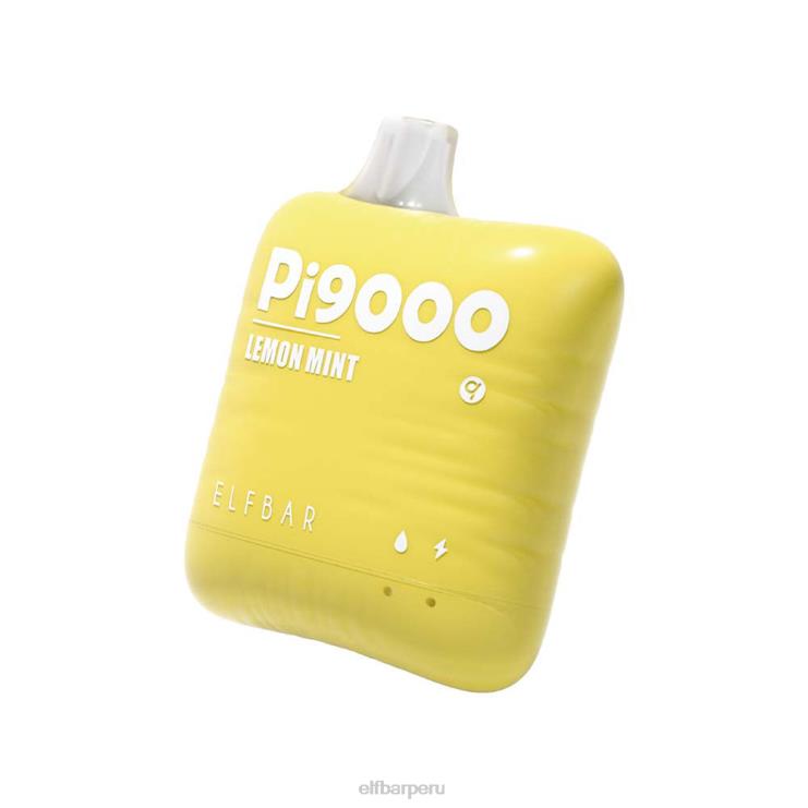 6DJVV111 ELFBAR pi9000 vaporizador desechable 9000 inhalaciones menta Limón